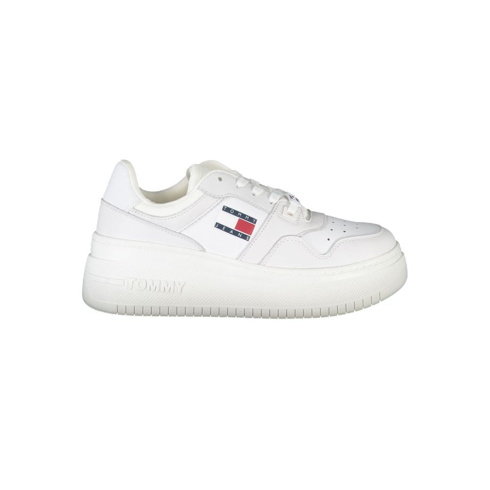Tommy Hilfiger Bianco Leather Women Sneaker