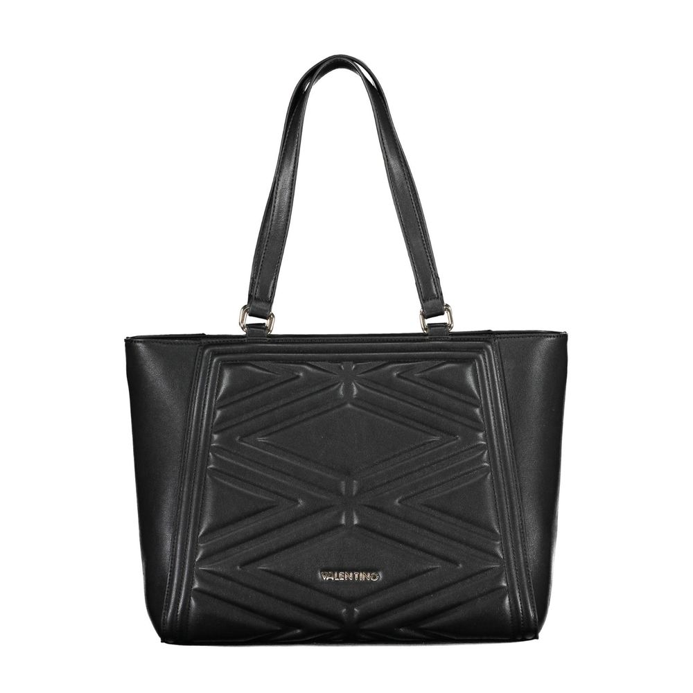 Mario Valentino Black Polyurethane Women Handbag