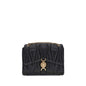 Versace Black Calf Leather Bos Taurus Shoulder Bag