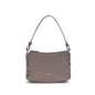 Coccinelle Gray Calf Leather Bos Taurus Shoulder Bag