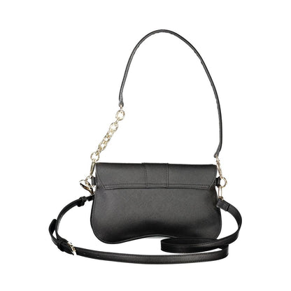 Mario Valentino Black Polyethylene Women Handbag