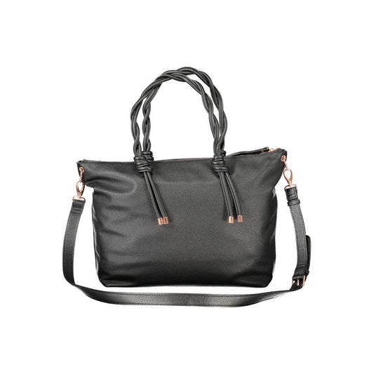 Mario Valentino Black Polyethylene Women Handbag