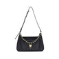 Coccinelle Black Calf Leather Bos Taurus Shoulder Bag