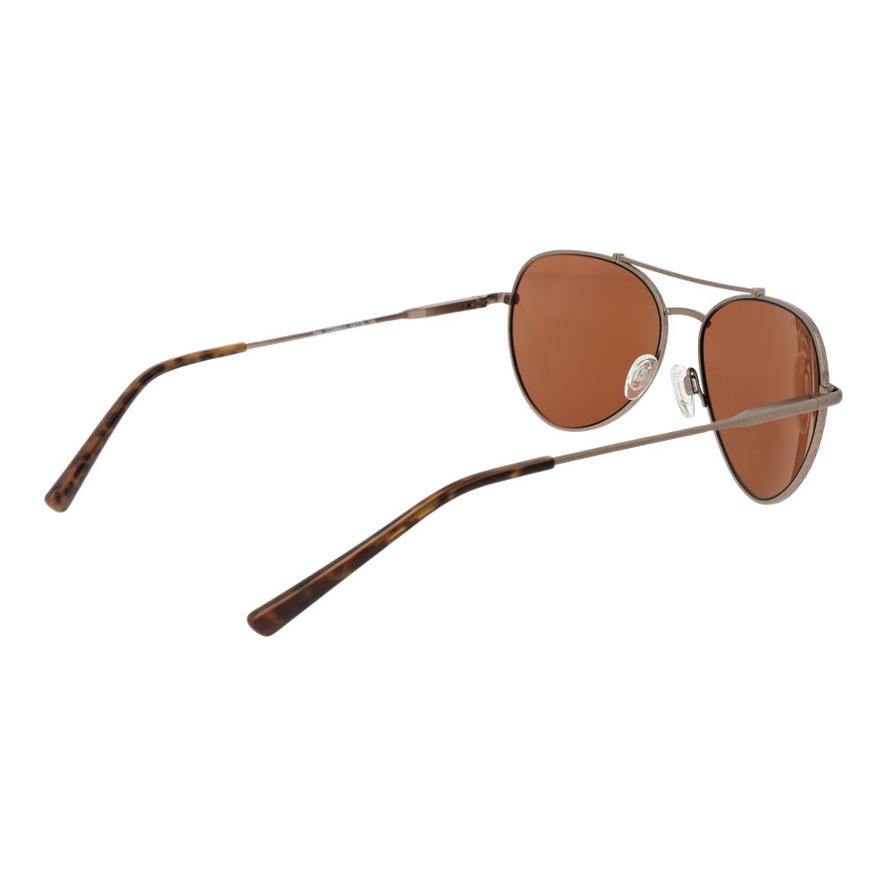 Serengeti Brown Metal Sunglasses