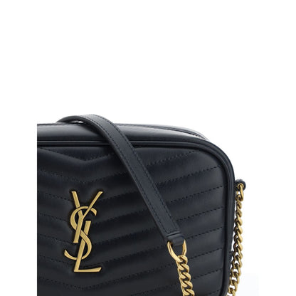 Saint Laurent Black Calf Leather Bos Taurus Shoulder Bag