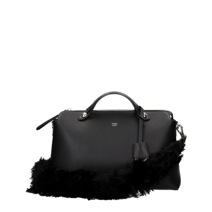 Fendi Black Leather Shoulder Bag