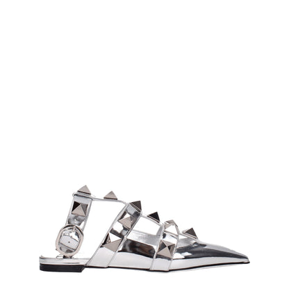 Valentino Garavani Gray Leather Sandals