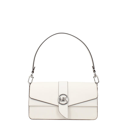 Michael Kors White Leather Handbag