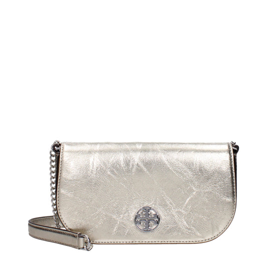 Tory Burch Gold Leather Crossbody Bag