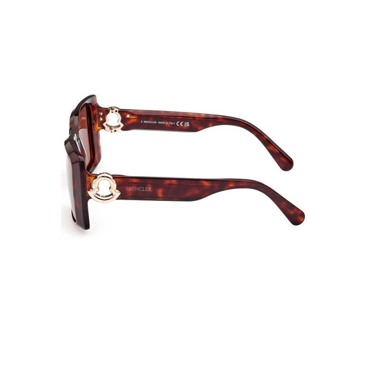 Moncler Brown Pantograph Women Sunglass