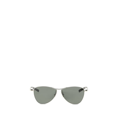 Saint Laurent Silver Metal Sunglasses