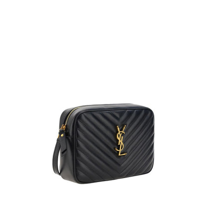 Saint Laurent Black Calf Leather Bos Taurus Shoulder Bag