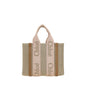 Chloé Beige Linen Handbag