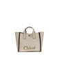 Chloé Beige Cotton Shoulder Bag
