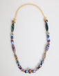 Dolce & Gabbana Multicolor Murano Glass Beads Gold Brass Chain Jewelry Necklace