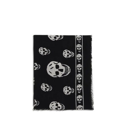 Alexander McQueen Black Modal Scarf