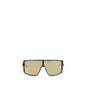 Alexander McQueen Brown Acetate Sunglasses