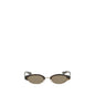 Alexander McQueen Brown Acetate Sunglasses