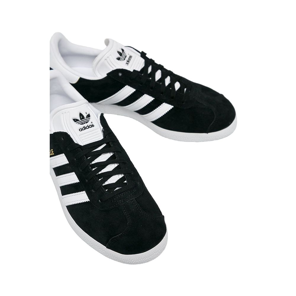 Adidas Originals Black Leather Low Top Sneakers