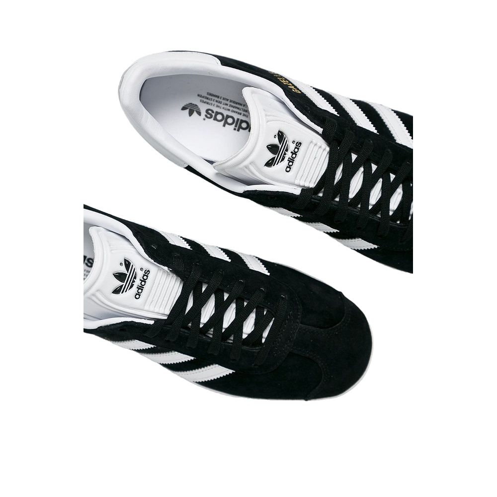 Adidas Originals Black Leather Low Top Sneakers