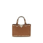 Valentino Garavani Brown Leather Shoulder Bag