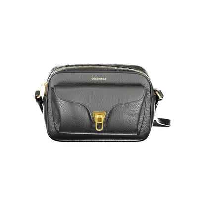 Coccinelle Black Leather Women Shoulder Bag