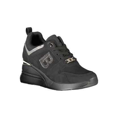 Laura Biagiotti Black Polyester Women Sneaker