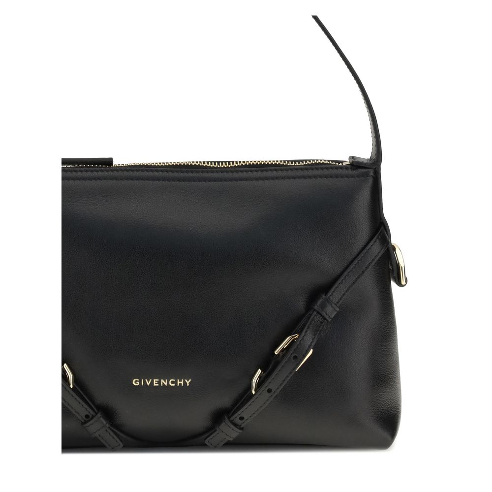 Givenchy Black Calf Leather Bos Taurus Shoulder Bag