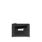 MM6 Black Calf Leather Bos Taurus Clutch Bag