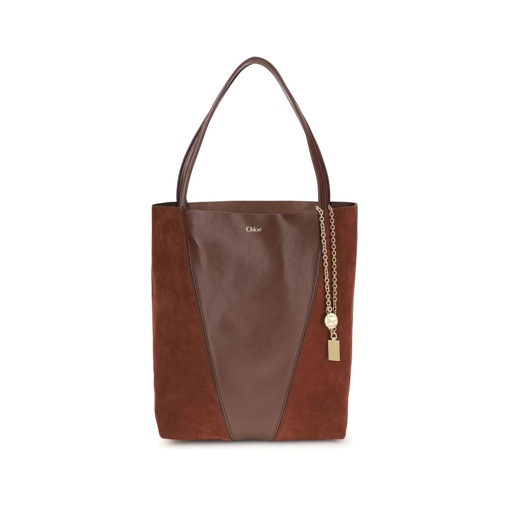 Chloé Brown Calf Leather Bos Taurus Shoulder Bag