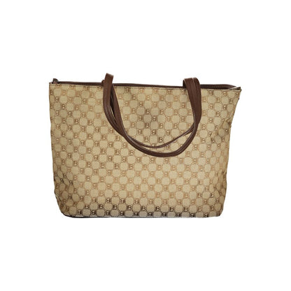 Laura Biagiotti Beige Polyester Women Handbag