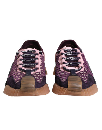 Dolce & Gabbana Multicolor Logo Low Top NS1 Sneakers Shoes