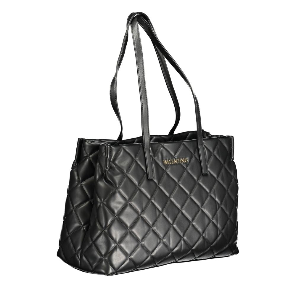 Mario Valentino Nero Poliuretano Woman Shoulder Bag