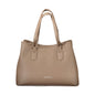 Mario Valentino Brown Polyethylene Women Handbag