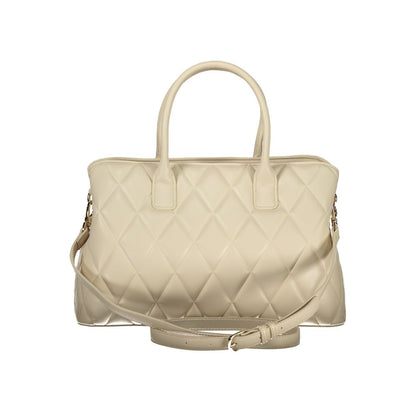 Mario Valentino Beige Polyurethane Women Handbag
