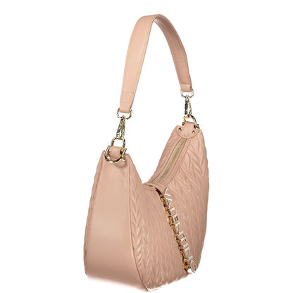 Mario Valentino Rosa Poliuretano Women Shoulder Bag