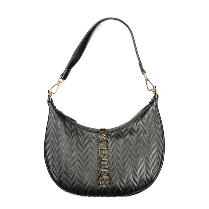 Mario Valentino Black Polyurethane Women Shoulder Bag