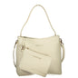 Mario Valentino Beige Polyurethane Women Shoulder Bag