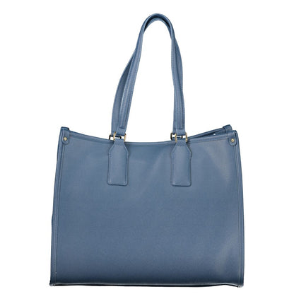 Mario Valentino Blu Polyurethane Women Handbag