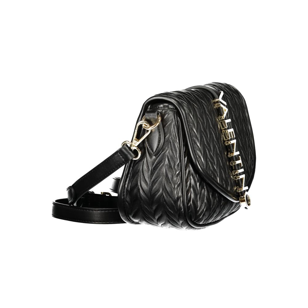 Mario Valentino Black Polyurethane Women Handbag