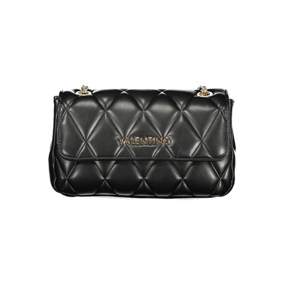 Mario Valentino Black Polyurethane Women Handbag
