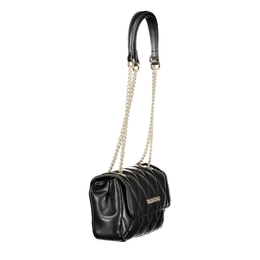Mario Valentino Black Polyurethane Women Handbag