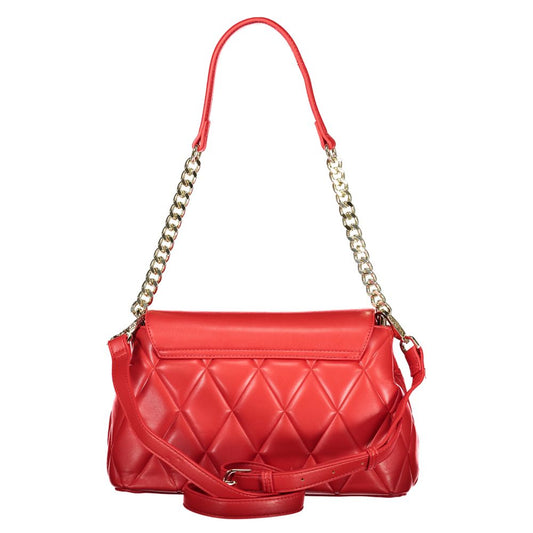 Mario Valentino Red Polyurethane Women Shoulder Bag