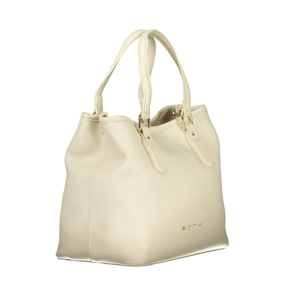 Mario Valentino Beige Polyurethane Women Handbag