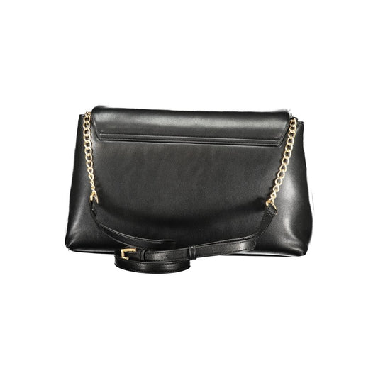 Mario Valentino Nero Poliuretano Women Shoulder Bag
