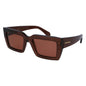 Ferragamo Brown Acetate Sunglasses