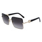 Ferragamo Gold Metal Sunglasses