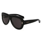 Ferragamo Black Acetate Sunglasses