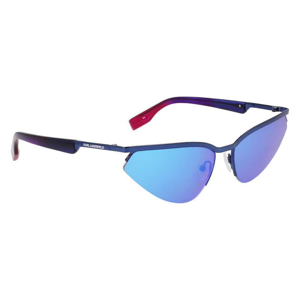 Karl Lagerfeld Blue Metal Sunglasses