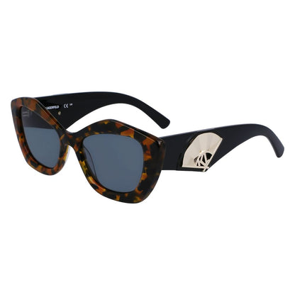 Karl Lagerfeld Brown Acetate Sunglasses